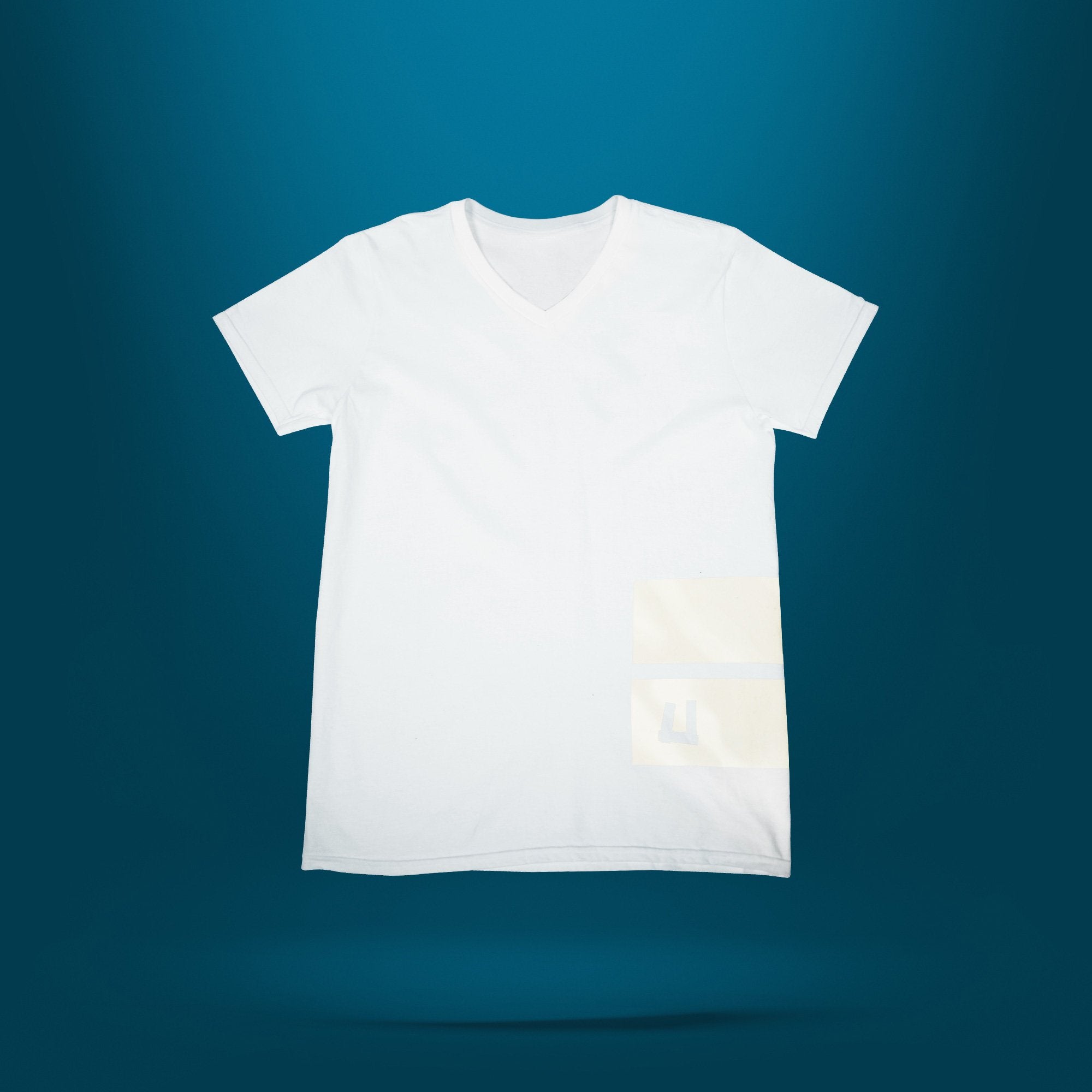 ÉGAL T-Shirt Col-V Blanc
