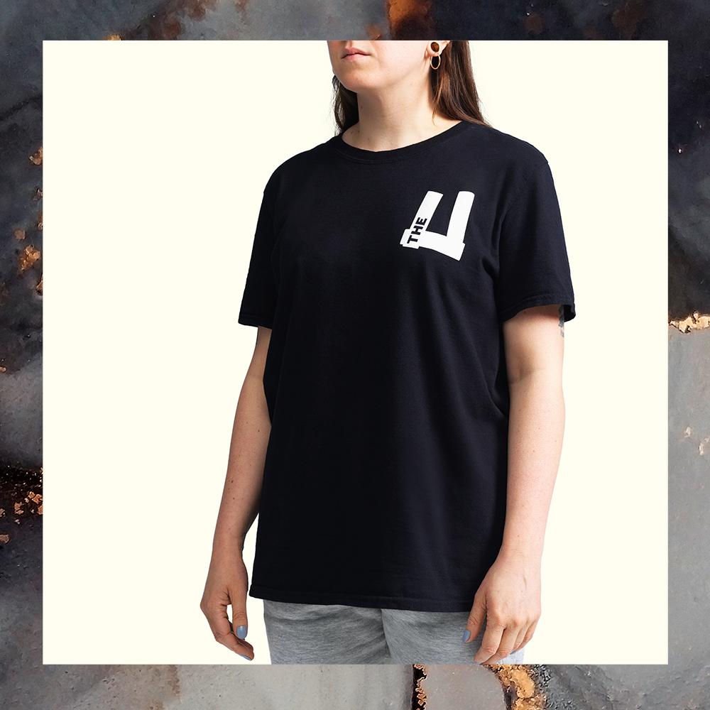 UNIE - T-Shirt Col Rond Noir